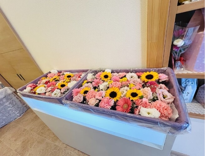 たくさんのお花
